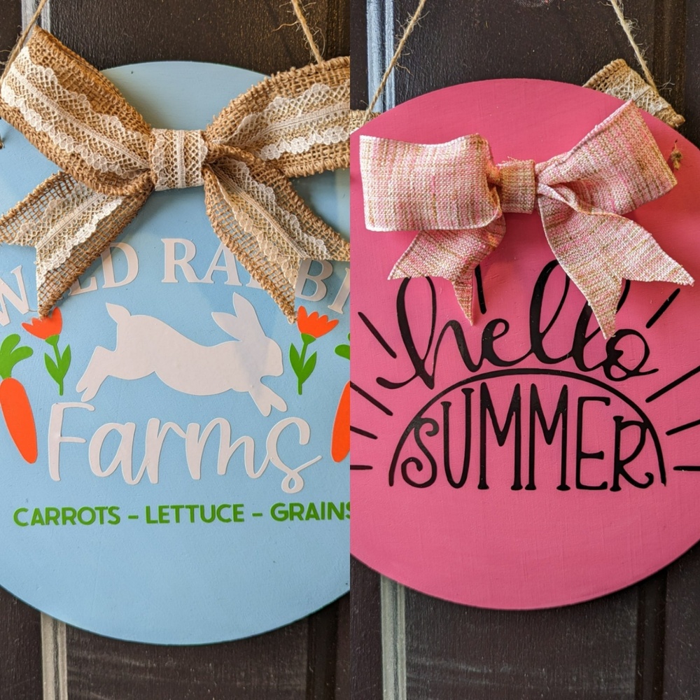Wooden Signs / Home Decor Spring & Summer
